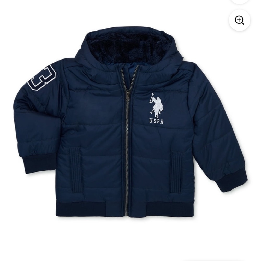 U.S. Polo Assn. Toddler Boy Hooded Puffer Jacket 2T